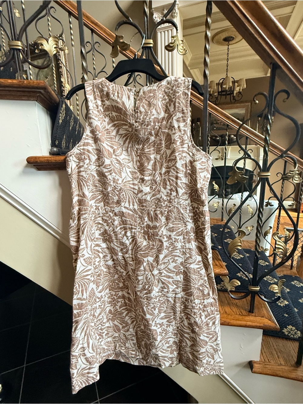 J.Jill Love Linen XS EUC. Great Summer dress. Button back fastened. - Picture 4 of 7